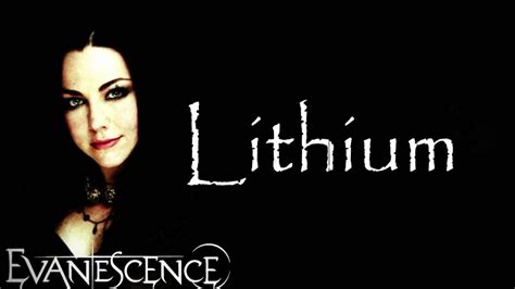 evanescence lithium lyrics
